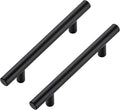 JOY DECOR 45 Pack Cabinet Handles, Black Cabinet Pulls, 3-3/4 in Hole Center Kitchen Hardware, Stainless Steel T Bar Handles for Dresser Drawers