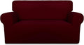 PureFit Stretch Loveseat Covers Fleece Couch Covers by PureFit
