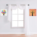 Warm Home Designs 30 Feet Long Sheer White Window Scarf. These XXL Length Valance Scarves 54 X 360 Inches in Size. Great as Bed Canopy or Wedding Arch Draping Fabric. AM White 360"