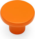 Ravinte 3 Pack Cabinet Knobs Orange Kitchen Cabinet Knobs Round Dresser Drawer Pulls Closet Door Pulls 1-1/5 Inch