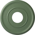 Ekena Millwork CM12BRAGF 12 1/2"OD x 3 7/8"ID x 3/4"P Bradford Ceiling Medallion, Athenian Green