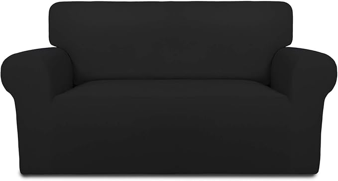 PureFit Stretch Loveseat Covers Fleece Couch Covers by PureFit