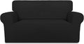 PureFit Stretch Loveseat Covers Fleece Couch Covers by PureFit