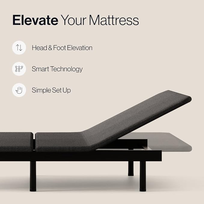 Classic Adjustable Base - Queen - Head & Foot Incline - Wireless Remote with Memory - Easy Set Up - Zero Clearance - Zero Gravity - Durable Frame