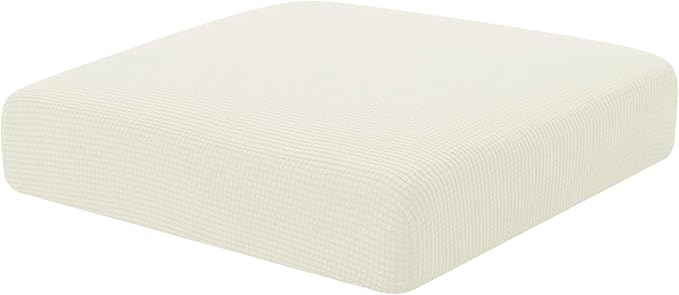 Hokway Couch Cushion Slipcovers Small Stretch Reversible Cushion Protector by Hokway