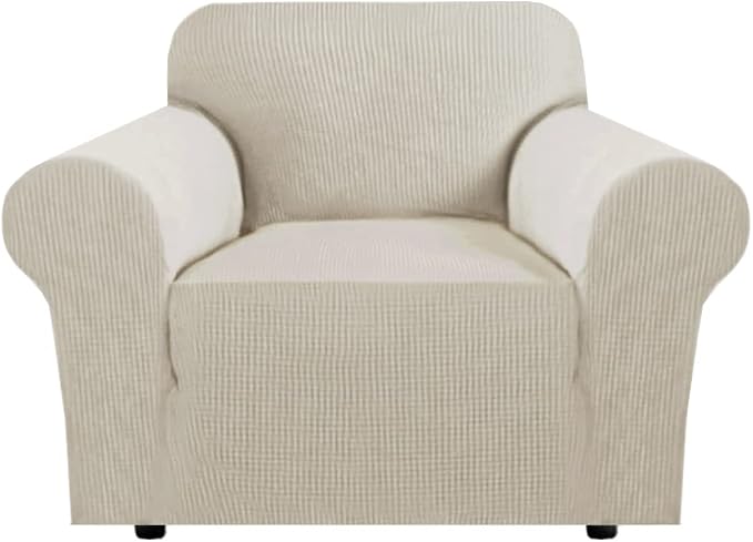 H.VERSAILTEX Armchair Cover High Stretch Sofa Slipcover 1 Piece Couch Covers by HVERSAILTEX