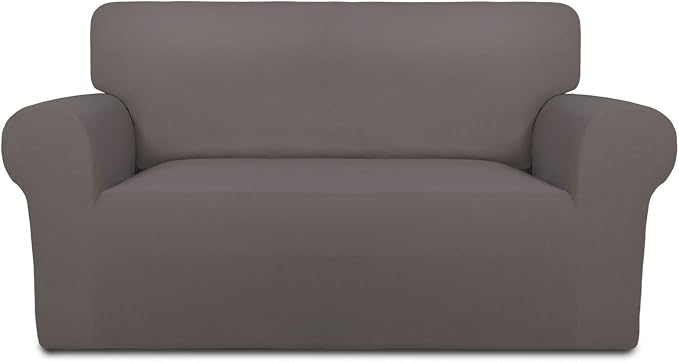 PureFit Stretch Loveseat Covers Fleece Couch Covers by PureFit