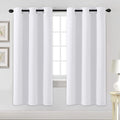 H.VERSAILTEX White Curtains for Bedroom Thermal Insulated Room Darkening Living by HVERSAILTEX