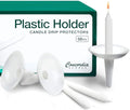 Concordia Supply Candlelight Service Reusable Plastic Candle Holders - 1000 Pcs. Candle Protector for Church, Memorial, & Christmas Eve Services