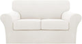 Turquoize 3 Piece Sofa Covers for 2 Cushion Couch Sofa Slipcover Soft Couch by Turquoize