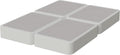 Nutan Inch Sturdy Box Spring for Mattress Support-Durable and Fully Assembled, Natural Wood Queen(Fold), White, 8" Foundation