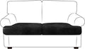 ANARACHON Leather Look Couch Cushion Covers Sofa Seat Slipcovers Sets Couches by ANARACHON