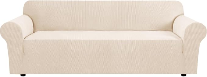H.VERSAILTEX Stretch Oversized Couch Cover 1 Piece Sofa Slipcovers by HVERSAILTEX