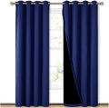 NICETOWN 100% Blackout Curtain Set, Thermal Insulated & Energy Efficiency by NICETOWN