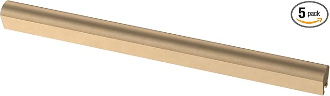 Franklin Brass Adjusta-Pull (5-Pack) Adjustable Drawer Pulls | Fits 2 to 8-13/16 Inch Hole Centers | Champagne Bronze Cabinet Handles| Modern Arch P43971K-CZ-CP