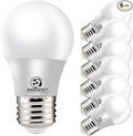 ENERGETIC SMARTER LIGHTING LED Refrigerator Bulb 40 Watt Equivalent, 3000K Warm White, Dimmable A15 Ceiling Fan Light Bulbs, E26 Base, UL Listed, 6 Pack