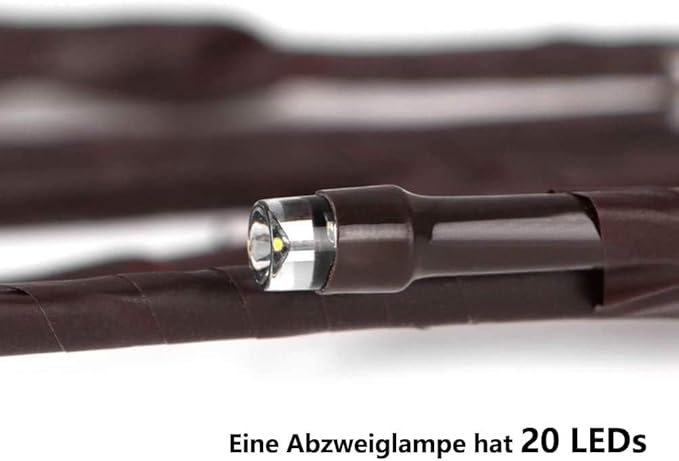 DK177 2 Pack Led Branch Light Battery Operated Lighted Branch Vase Filler Willow Tree Artificial Little Twig Power Sliver 30 Inch 20 LED for Home Romantic Decoration (Sliver-Color)