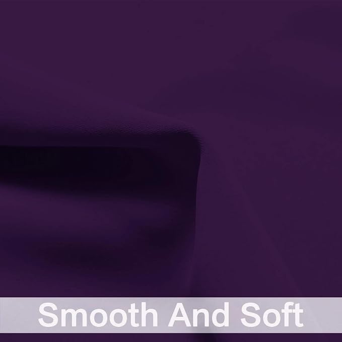 Yakamok Room Darkening Curtains 62x72 inch Length Purple-Living Room | 2 panels - Image 5
