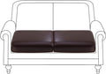 Fuloon PU Leather blend Couch Cushion Slipcover, Waterproof Stretch Covers by Fuloon
