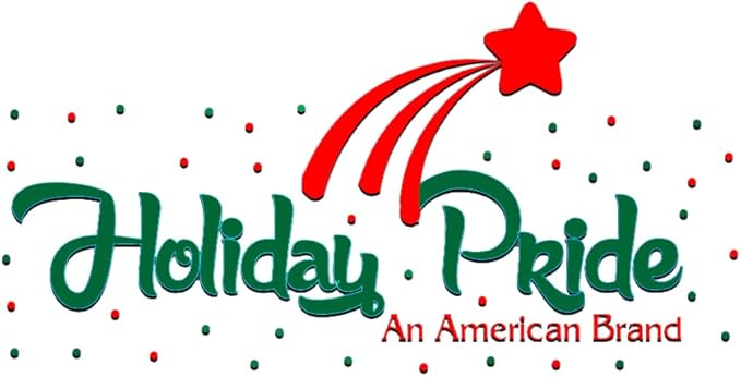 Holiday Pride White Christmas Tree Lights - 100 Count Clear White Lights String on White Wire - 24 Ft - Indoor/Outdoor Use - UL Listed - Static & Flashing Modes - Connectable