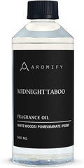 Midnight Taboo Diffuser Oil, Inspired by Luxury Hotels, 16.9 FL Oz, 500 mL, Hotel Scent for Home, Office, Bathroom, Aromatherapy Essential Oil, Lemon & Pomegranate Scents.