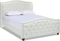 Jennifer Taylor Home Fontana Wingback Upholstered Platform Bed Frame