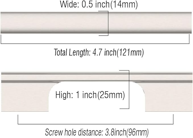 Asidrama 10 Pack 3.75 Inch(96mm) Brushed Satin Nickel Kitchen Cabinet Handles, Cabinet Pulls Kitchen Cabinet Hardware for Cupboard Drawer Pulls