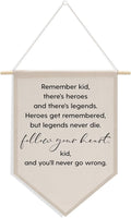 Inspirational Gifts Ideas Sports Room Decor Boys Room Wall Art Baseball Sign Baby Banner Gift Shower Canvas Hanging Flag Banner Wall Sign Decor Gift for Nursery Bedroom Playroom Front Door Boy Girls