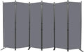 Room Divider 6FT Portable Room Dividers and Folding Privacy Screens, 132'' W Fabric Divider for Room Separation, 6 Panel Partition Room Dividers Freestanding Wall Divider Screen for Dorm Studio Office