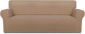 PureFit Stretch Couch Covers for Sofa Large Sofa Slipcovers Camel | 1-Piece by PureFit
