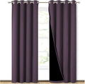 NICETOWN 100% Blackout Curtains 84 inches Long, 52 inches Wide, Pair of Energy by NICETOWN