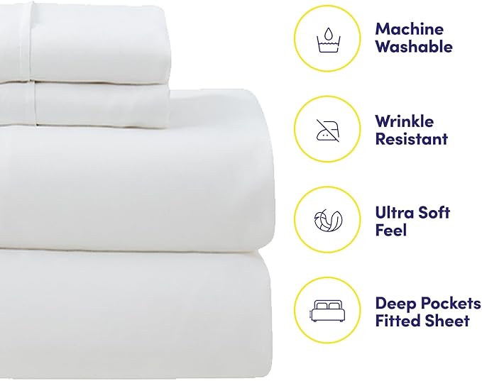 7 Piece Comforter Set Bag Solid Color All Season Soft Down Alternative Blanket & Luxurious Microfiber Bed Sheets, Full, Gray Plaid