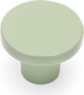 Ravinte 25 Pack Cabinet Knobs Light Green Kitchen Cabinet Knobs Round Dresser Drawer Pulls Closet Door Pulls 1-1/5 Inch
