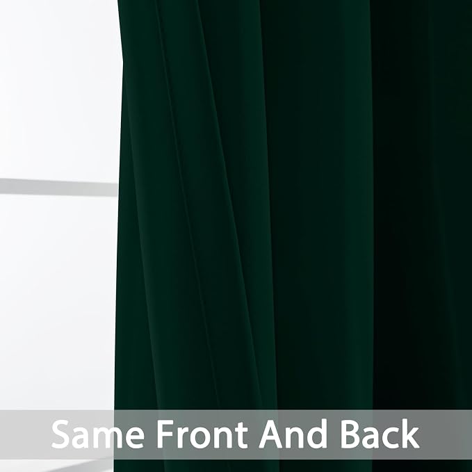 Yakamok Room Darkening Curtains 52x63 inch Pine Tree Green-Living Room | 2 - Image 5