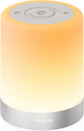 Night Light for Kids Baby, Dimmable Touch Lamp for Nursery, 11 RGB Colors 5 Brightness, Portable Rechargeable Bedside Table Lamp for Nightstand, Kids Night Light for Bedroom Living Room, Silver