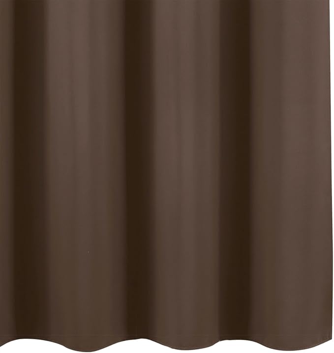 Chocolate Brown Blackout Curtains 34 x 54 Inch Length/Set of 2 Curtain - Image 8