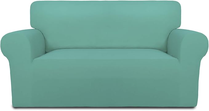 PureFit Stretch Loveseat Covers Fleece Couch Covers by PureFit