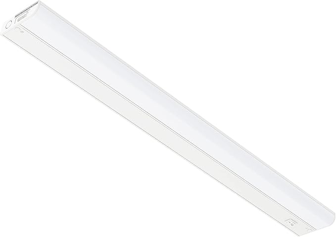 GETINLIGHT 30-inch Hardwired Only LED Under Cabinet Lighting, Daylight White(5000k), Dimmable, Matte White Finished, ETL Listed, IN-0201-14-WH-50