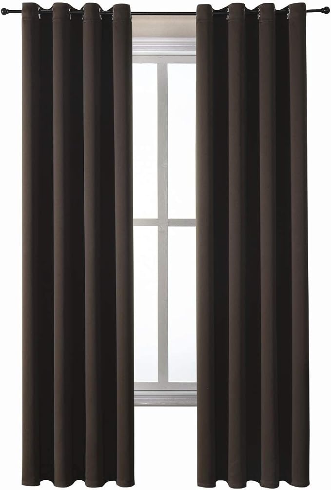 ChrisDowa Blackout Curtains for Bedroom and Living Room 84 Inches Long | 2 - Image 7