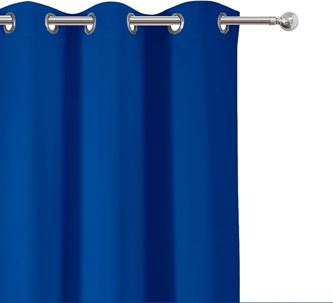 Royal Blue Thermal Blackout Curtains/42 x 72 Inch/Set of 2 Panels Room - Image 7