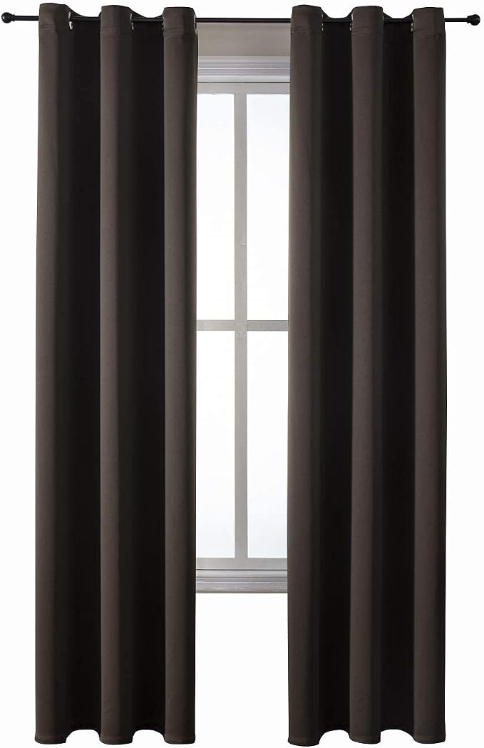 ChrisDowa Blackout Curtains for Bedroom and Living Room 84 Inches Long | 2 - Image 7