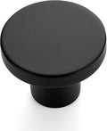 Ravinte 45 Pack Cabinet Knobs Black Kitchen Cabinet Knobs Round Dresser Drawer Pulls Closet Door Pulls 1-1/5 Inch