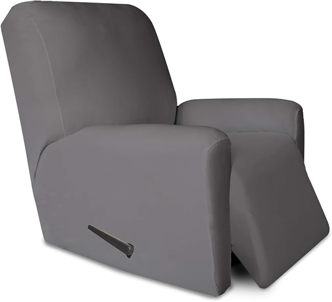 PureFit Stretc Recliner Chair Covers Fleece Soft Couch Covers by PureFit