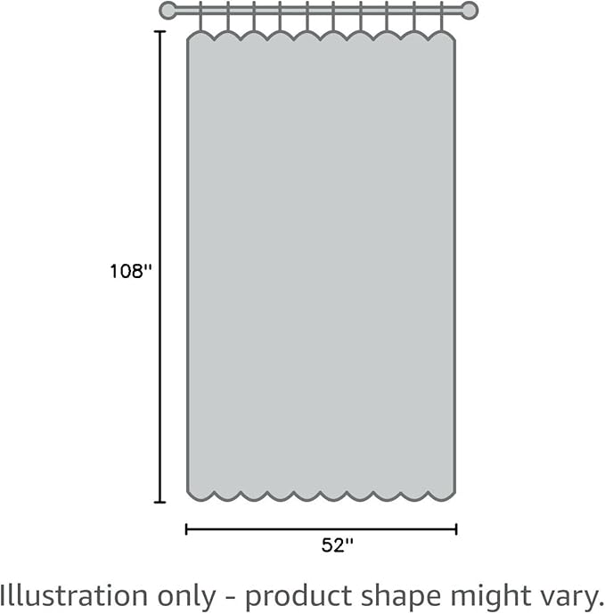 Yakamok Dark Green 100% Blackout Curtains 108 Inches Long 52" Wide 2 Panels | - Image 8