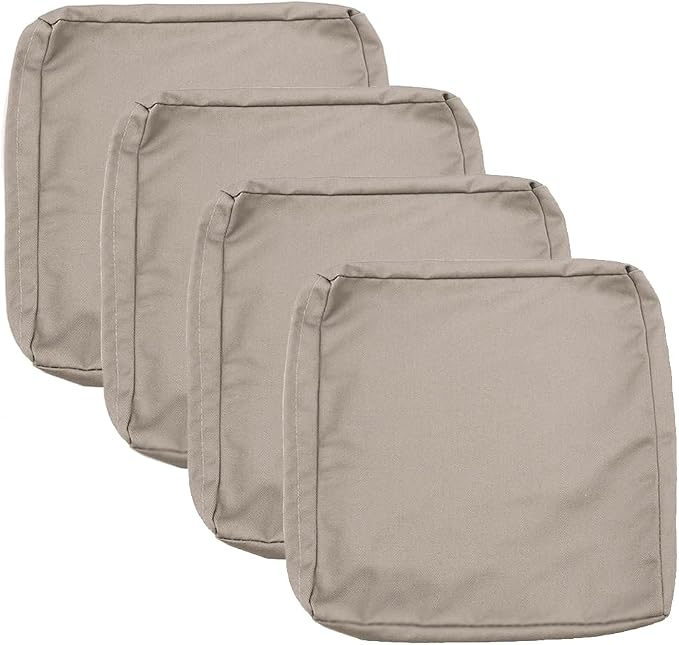 Sqodok Patio Cushion Cover 21x19 inch, Outdoor Seat Cushion Slip Cover by Sqodok