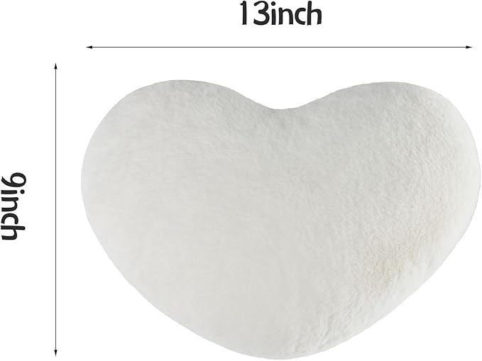 2PCS Throw Pillows Cute Room Decor Heart Pillow Home Decor Decorative Couch - Image 6