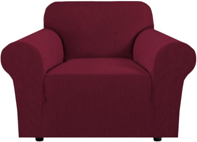 H.VERSAILTEX Armchair Cover High Stretch Sofa Slipcover 1 Piece Couch Covers by HVERSAILTEX
