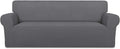 PureFit Stretch Couch Covers for Sofa Large Sofa Slipcovers Gray | 1-Piece Sofa by PureFit