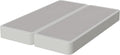 Nutan Inch Sturdy Box Spring for Mattress Support-Durable and Fully Assembled, Natural Wood Queen, White, 8" Foundation