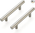 Ravinte 50 Pack | 5 Inch Cabinet Pulls Brushed Nickel Stainless Steel Kitchen Cupboard Handles Cabinet Handles 5 Inch Length, 3 Inch Hole Center